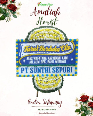 Papan Bunga Duka di Setiabudi