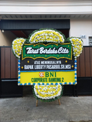 Papan Bunga Duka di Setiabudi