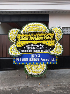 Papan Bunga Duka di Setiabudi