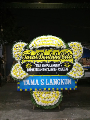Papan Bunga Duka di Setiabudi