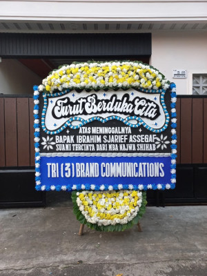 Papan Bunga Duka di Setiabudi